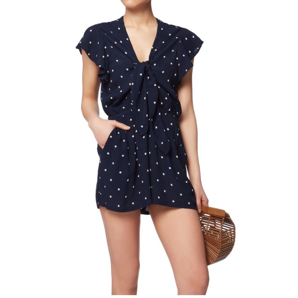 Rails Minka Polka Dot Keyhole Romper